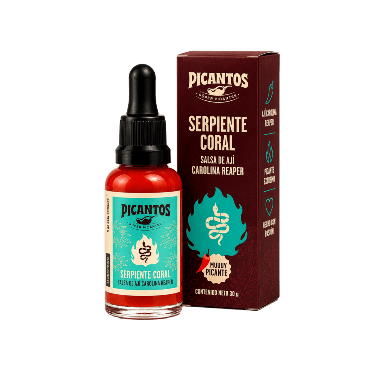 Serpiente-coral-carolina-reaper